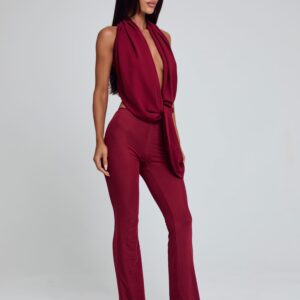 JUMPSUIT BURGUNDY