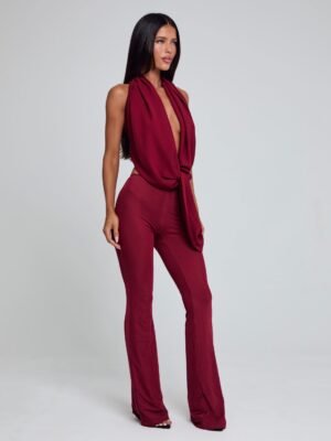JUMPSUIT BURGUNDY